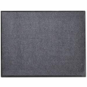 vidaXL Tapis d'entrée PVC Gris 120 x 180 cm