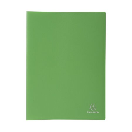 Protège-documents polypropylène souple 24 x 32 cm - 20 vues  - vert lime