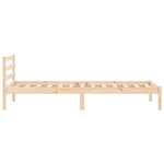 vidaXL Cadre de lit 90x190 cm bois de pin massif