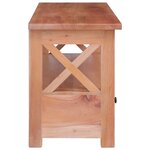 vidaXL Meuble TV 120 x 30 x 40 cm Bois d'acajou massif