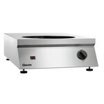 Wok induction 35/293-fl - de 3 kw à 7 kw - bartscher -  - acier inoxydable 400x655x150mm