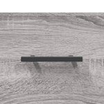 vidaXL Buffet haut Sonoma gris 69 5x34x180 cm Bois d'ingénierie