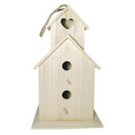 Nichoir à oiseau en bois 39 cm