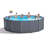 Intex ensemble de piscine graphite gray panel 478x124 cm