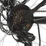 vidaXL Vélo de montagne 21 vitesses Roues de 26 pouces 36 cm Noir