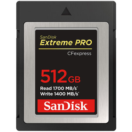 Sandisk sandisk extreme pro cfexpress type b 512 go