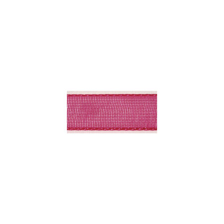 Ruban organdi Rose foncé 3 mm 10 m