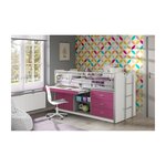 Lit Combiné Bureau Bonny Fuchsia