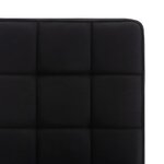 vidaXL Chaises à manger lot de 2 noir tissu