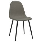 vidaXL Chaises à manger lot de 4 45x53 5x83 cm gris foncé similicuir