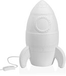 Lampe à poser en porcelaine Fusée