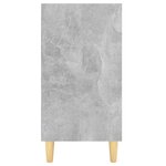 vidaXL Buffet Gris béton 103 5x35x70 cm Aggloméré