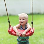 Siège balançoire en plastique rouge swing king