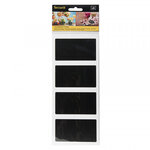 Lot de 8 mini ardoises rectangulaires - securit
