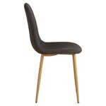 Chaise Salle à Manger Anthracite Design Moderne
