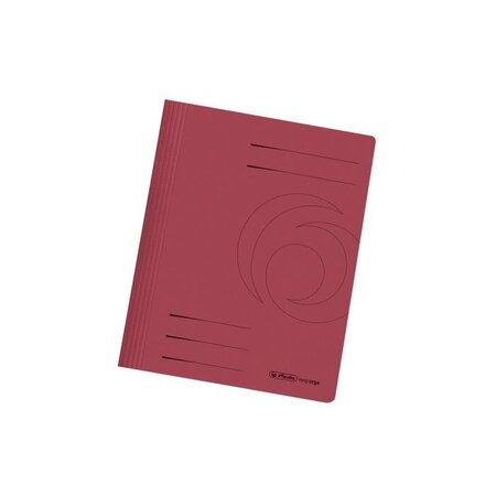 Chemise EASY ORGA Carton 240g Recyclé Bordeaux HERLITZ