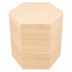 Boites Hexagonales en bois 3 pièces