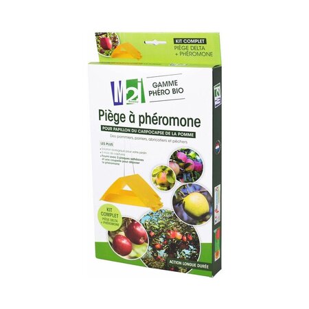 Piège à phéromones papillon du carpocapse de la pomme cydia pro caps
