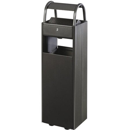 Corbeille 30 litres, cendrier d'extérieur  6 litres Kopa, gris anthracite