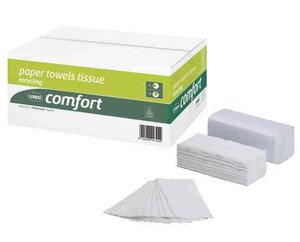 Essuie-mains Comfort, 250 x 330 mm, blanc nature WEPA