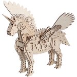 Mr. Playwood kit de maquette licorne bois 156 pièces