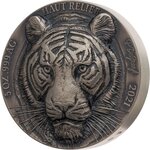 TIGER Big Five Asia 5 onces argent monnaie 5000 Francs Ivory Coast 2021
