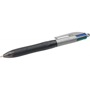Stylo - 4 couleurs - grip ergonomique - pro - bic