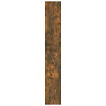 vidaXL Bibliothèque 5 niveaux Chêne fumé 60x30x189cm Bois d'ingénierie
