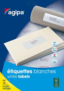 P25 Feuilles 100 Étiquettes Multi-Usage 99 1X139