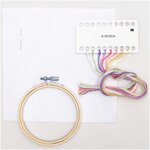 Kit de broderie - arc-en-ciel