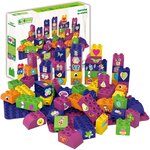 Biobuddi blocs éducatifs 60 pièces et 2 plaques de base bb-0009