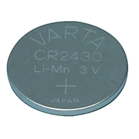 Pile bouton lithium 'electronics' cr2430  3 volt varta
