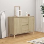 vidaXL Buffet Chêne sonoma 103 5x35x70 cm Aggloméré