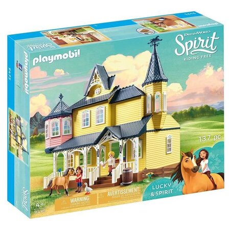 Playmobil 9475 - spirit - maison de lucky