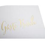 Livre D'or 140 Pages Tranche Or Allemand - Blanc - Exacompta