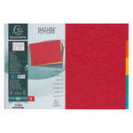 Intercalaires a3 - 5 positions - carte lustrée 400g - exacompta