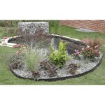 Ubbink Bordure de jardin 14 cm x 15 m 7 mm Noir