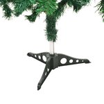 vidaXL Arbre de Noël artificiel pré-éclairé/boules 210 cm 910 branches