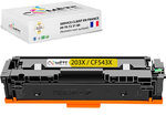 1 toner compatible avec hp 203x cf542x (203a cf540a) jaune