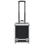 vidaXL Chariot à maquillage 35x29x45 cm Noir Aluminium
