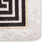 vidaXL Tapis lavable antidérapant 80x150 cm Beige clair