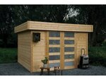 Abri jardin "Odense" - 7.64 m² - 3.02 x 3.02 x 2.19 m - 28 mm