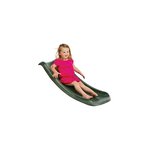 Glissière de toboggan avec vague en pehd toba 120cm vert foncé