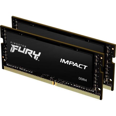 Mémoire Kingston FURY Impact 32 Go (2 x 16 Go) DDR4 3200 MHz CL20