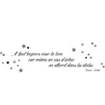 Stickers muraux citation 140 cm