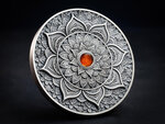 INDIAN Mandala Art 3 onces argent monnaie 10 Dollars Fiji 2023