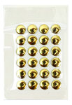 Clou Rond thermocollant 8mm Doré 24 Pièces