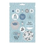 Livret D'Autocollants Foil Cosy Xmas