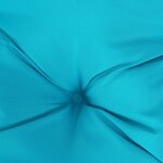 vidaXL Coussins de chaise 6 Pièces turquoise 40x40x7 cm tissu
