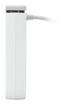 Bloc multiprise Gekko clipsable avec chargeurs USB Blanc - OTIO